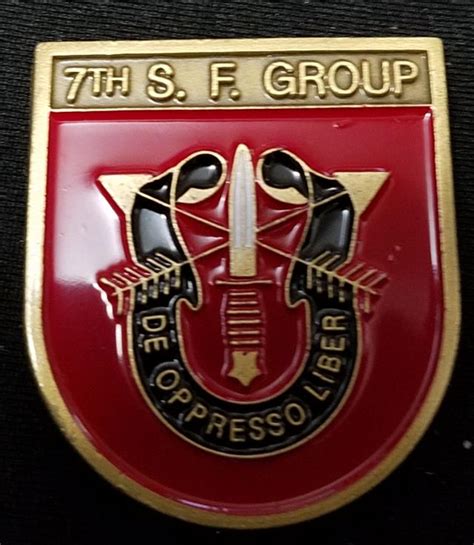 Us Army 7th Sfg A 7th Special Forces Group Airborne Red Empire