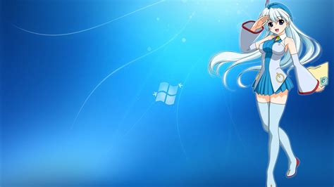 Free Download Beautiful Anime Girl Windows 8 Wallpaper Hd 1280x1024