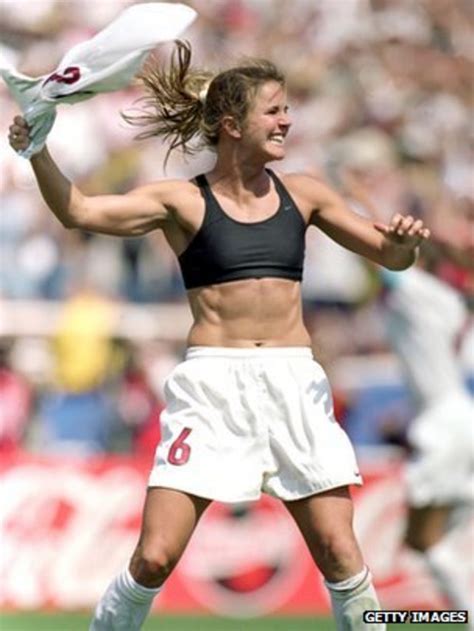 Why Women S World Cup Champion Brandi Chastain Bared Her Bra Bbc News