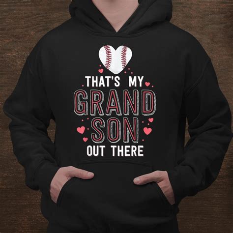 Grandma Baseball Game Shirt Thats My Grandson Out There Shirt