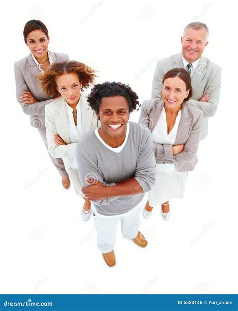 Diverse Business Group Standing In Formation Stock Photo Image Of