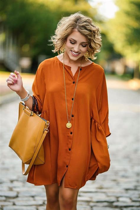 Under 50 Rust Dress A Huge Sale Something Delightful Blog Rust Dress Fall Dress Outfit