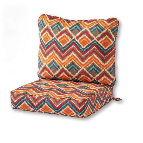 Greendale Home Fashions Outdoor 2 Piece Deep Seat Cushion Set Surreal