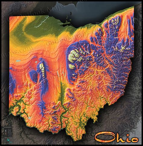 Topo Map Of Ohio Maps Of Ohio