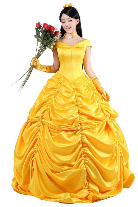 Disney Belle Costume Adults ~ Womens Disney Belle Blue Dress Costume