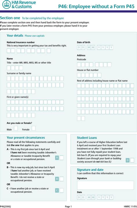 Download P45 Form For Free Formtemplate