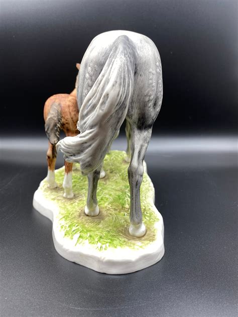 Rare Vintage Goebel Horse Figurine Mare And Foal De G Etsy