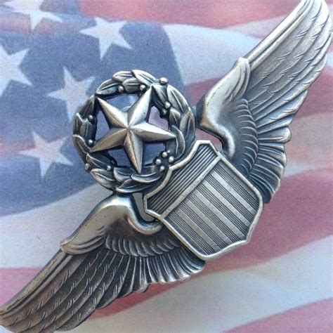 Us Air Force Command Pilot Wings Aviator Usaf Mission Military