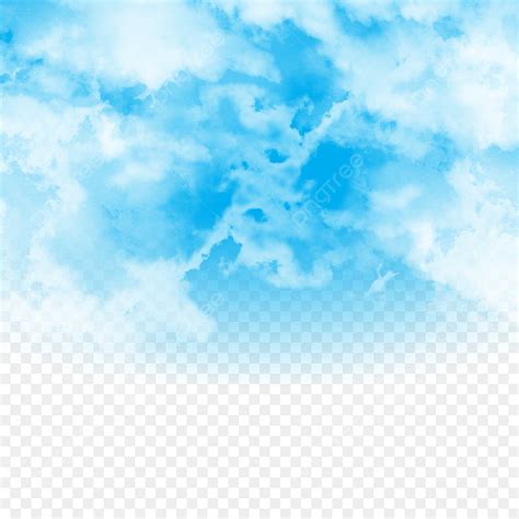 Hermoso Cielo Nublado Natural Azul Con Bonitas Nubes Blancas Abstractas