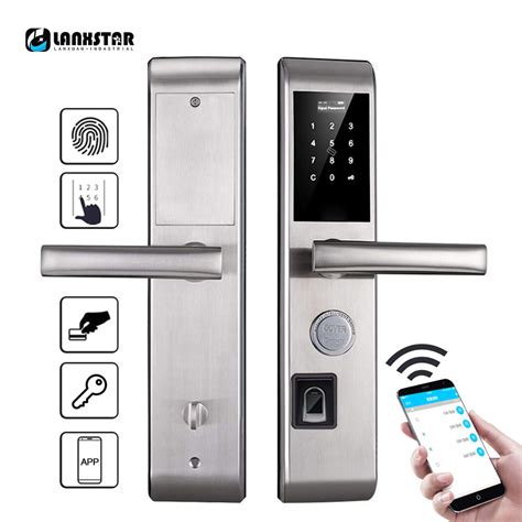 Smart Lock Anti Theft Door Locks English System Intelligent Lock