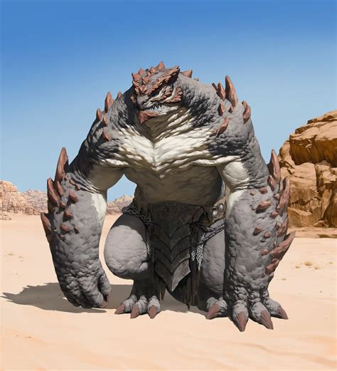 Artstation Sand Monster Yoo G Im Mythical Creatures Art Monster