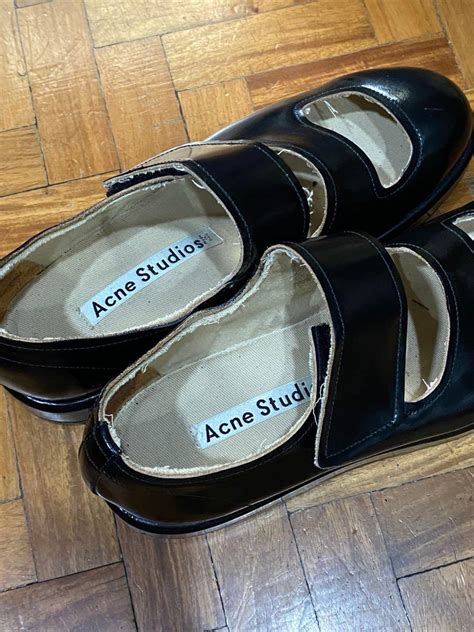 Acne Studios Mary Jane Shoes Mens Fashion Footwear Casual Shoes On