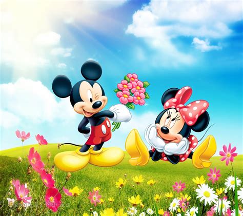 Mickey And Minnie Mouse Background