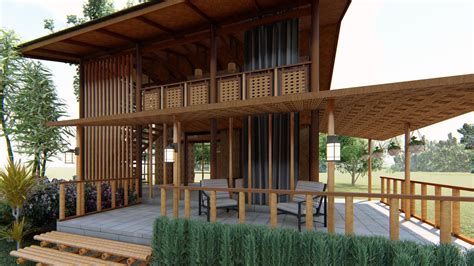 Bamboo House By Lmvarchitects On Deviantart