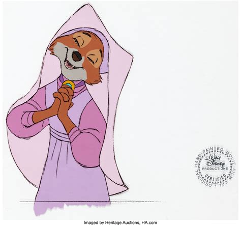 Robin Hood Maid Marian Production Cel Walt Disney 1973 Lot