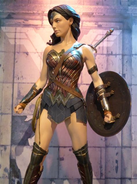 Hollywood Movie Costumes And Props Gal Gadots Wonder Woman Costume From Batman V Superman On