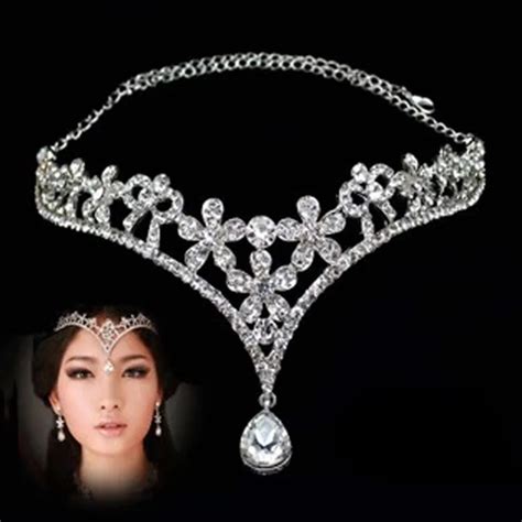 Forehead Jewelry Bridal Forehead Tiara Wedding Hair Accessories Head Chain Crown Headband