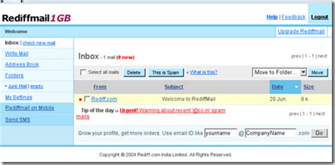 Rediffmail.com, gmail.com, yahoo.com are called as name of _. Rediffmail - Spammed,Ad powered and defeated.. - Pro Hack