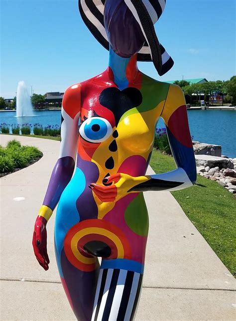 Eve the painted mannequin Painting by Joni Pierson