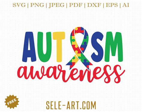 Free Autism Awareness Svg Free Svg With Seleart