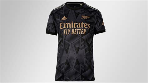 Arsenal Unveil New Black And Gold 22 23 Away Kit In Tribute To Little