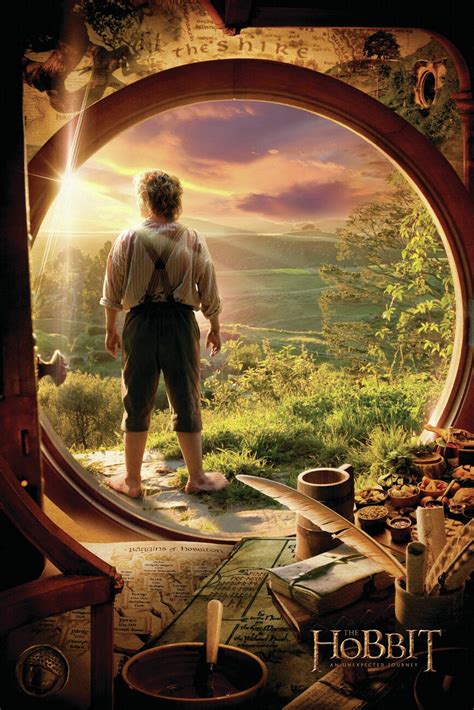 Poster The Hobbit An Unexpected Journey Wall Art Ts