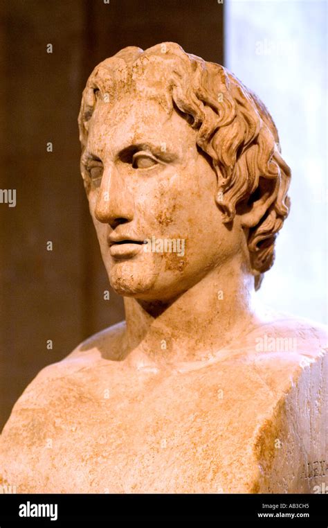 Alexander The Great 336 323 Bc King Of Macedonia Greek Greece Stock