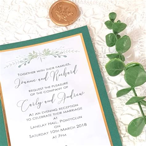 Modern Greenery Wedding Invitations And Stationery By Jo Cardiff
