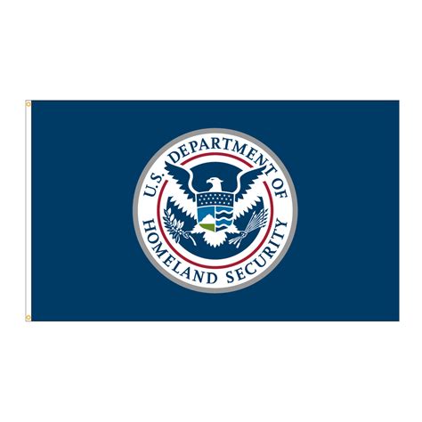 Us Department Of Homeland Security Flag 5x8 Double Sided
