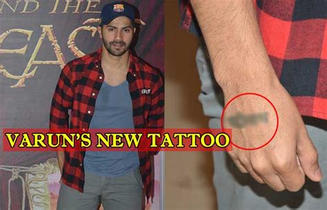 Favourite hero of lucky khatri.ł. Varun Dhawan's New Tattoo Is Not What You Expected ...