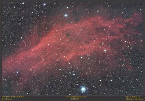 The California Nebula NGC 1499 Hubble Palette Astronomy Magazine
