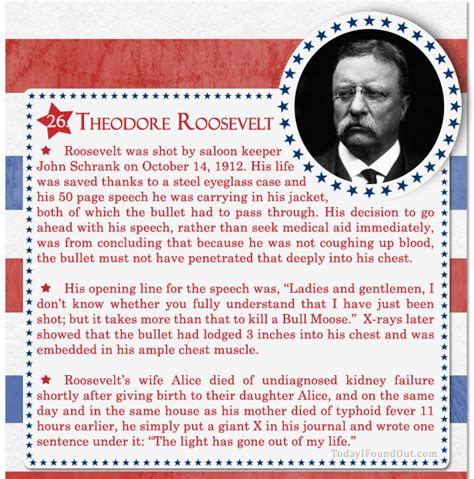 100 Facts About Us Presidents 26 Theodore Roosevelt