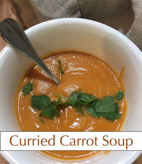 January Curried Carrot Soup In The Electric Pressure Cooker Curried