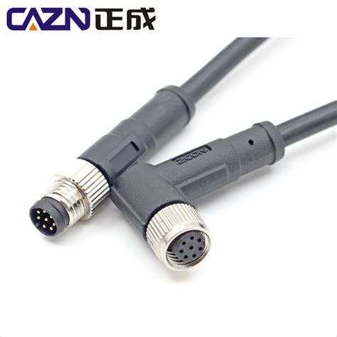 M8 Y Type 1 To 2 Splitter Cable Connector And M8 Y Type Plug Y Type