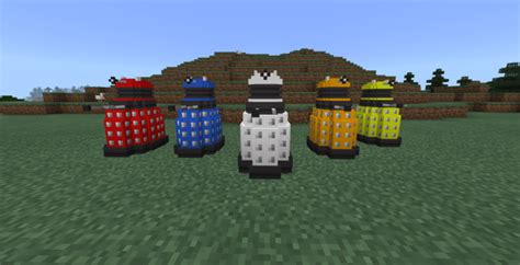 Dalek Statues Minecraft Pe Addon