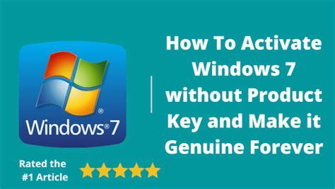 How To Activate Windows 7 For Free 100 Working 2022 Key