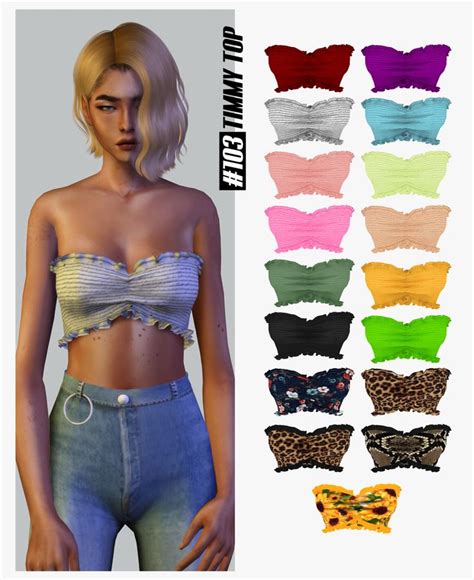 AVAILABLE ON SIMSDOM TIMMY TOP RAVE Sims Dresses Sims Mods Clothes Sims Clothing