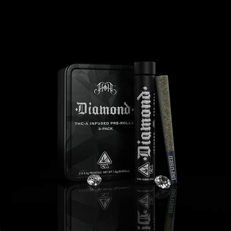 Heavy Hitters Ze Chem Infused Diamond Pre Roll 3 Pack 15g Sativa