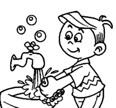 Print all of our coloring pages to help you out. Hand Washing For Kids Coloring Pages - Coloring Home