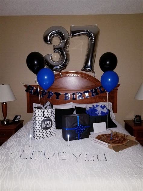 He eventually got it together enough. 37th Birthday Surprise For Him | Birthday surprise ...