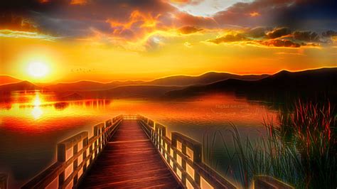 Sunset Harmony Wallpapers Wallpaper Cave