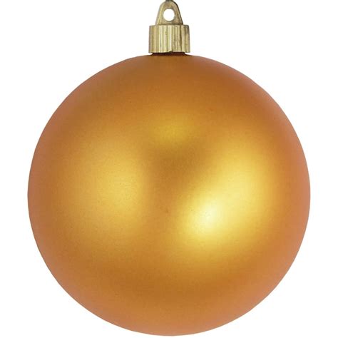 475 120mm Shatterproof Deep Gold Christmas Ball Ornament By