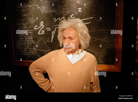 Albert Einstein As A Wax Figure In Madame Tussauds Wax Museum Unter