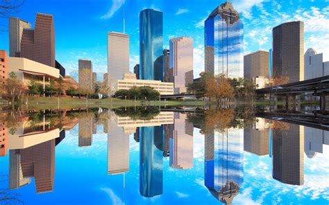 Houston Skyline Hd Wallpaper