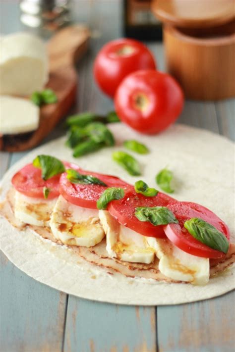 Chicken Caprese Wraps Olga S Flavor Factory