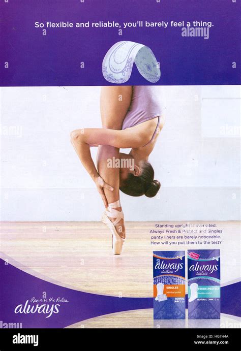 2010s Uk Always Magazine Advert Stock Photo Alamy