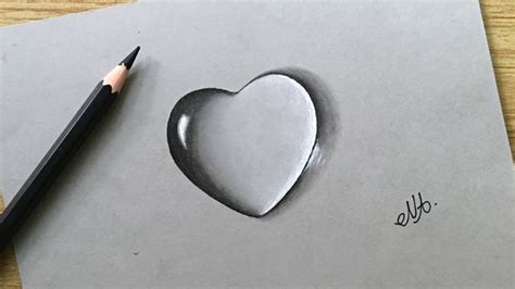 Water Drop Drawing Of Heart Simple Way Of Heart Sketch In 2020