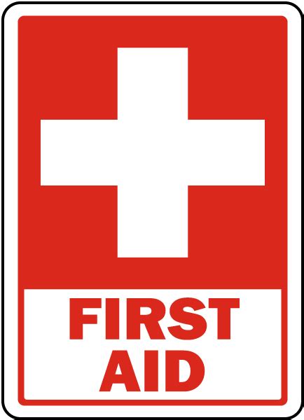 First Aid Sign Claim Your 10 Discount