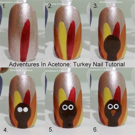 30 Awesome Thanksgiving Nail Art Ideas Ecstasycoffee