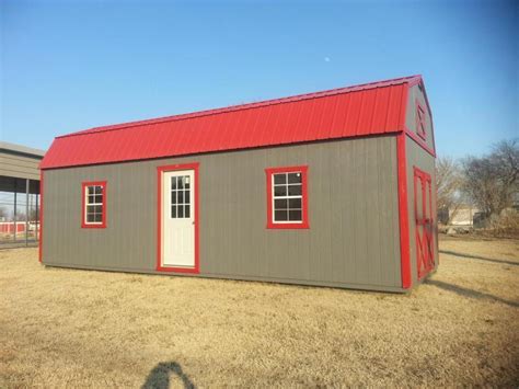 12x32 Lofted Barn Cabin Garages Barns Portable Storage Buildings